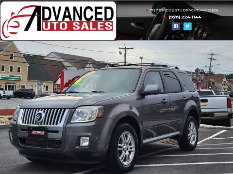 2010 Mercury Mariner for sale at Advanced Auto Sales in Dracut MA