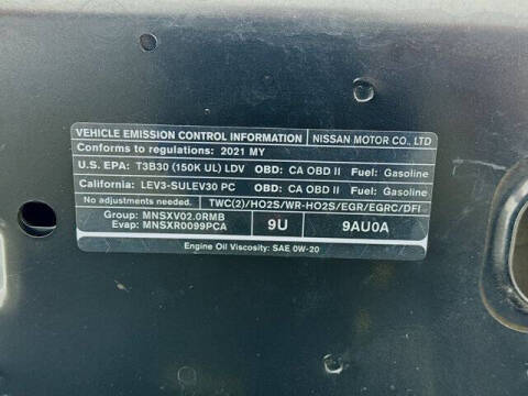 2021 Nissan Sentra SV