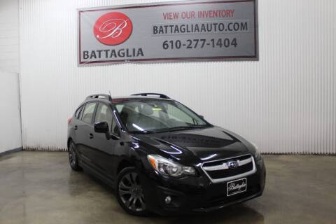 2013 Subaru Impreza for sale at Battaglia Auto Sales in Plymouth Meeting PA