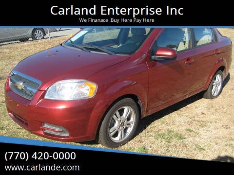 2011 Chevrolet Aveo for sale at Carland Enterprise Inc in Marietta GA