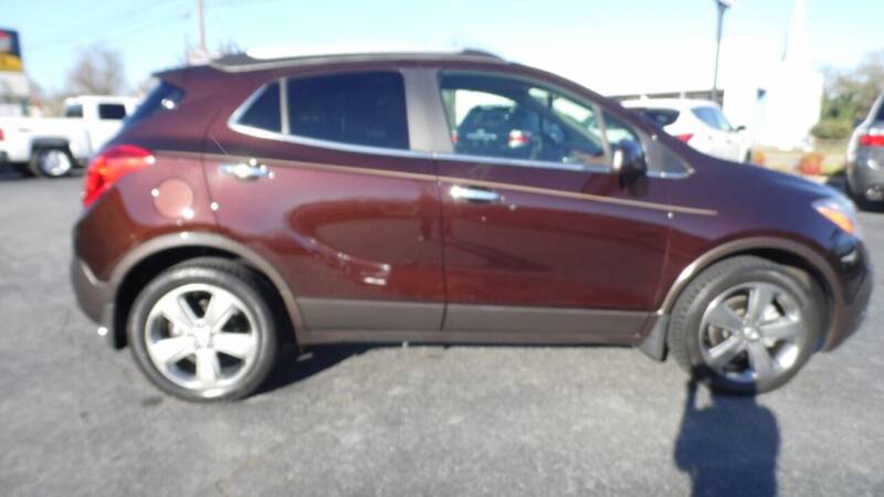 2013 Buick Encore for sale at G AND J MOTORS in Elkin NC