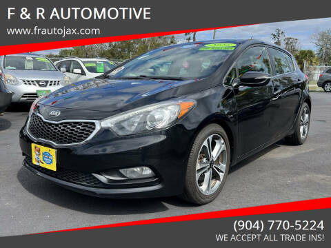 2016 Kia Forte5 for sale at F & R AUTOMOTIVE in Jacksonville FL