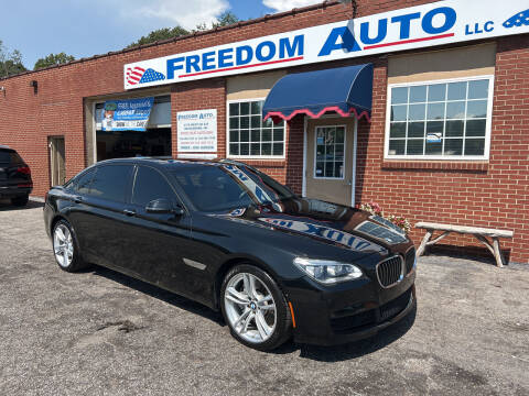 2014 BMW 7 Series for sale at FREEDOM AUTO LLC in Wilkesboro NC