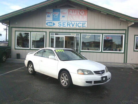 2003 Acura CL for sale at 777 Auto Sales and Service in Tacoma WA