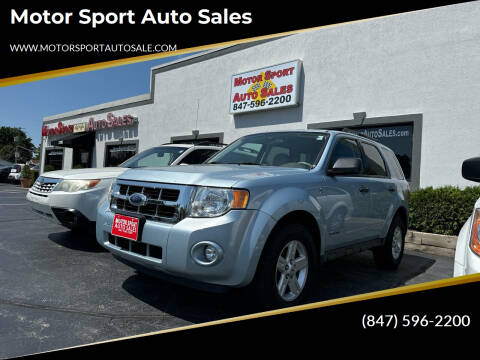 2008 Ford Escape Hybrid for sale at Motor Sport Auto Sales in Waukegan IL