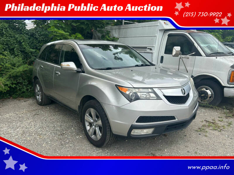 2011 Acura MDX for sale at Philadelphia Public Auto Auction in Philadelphia PA