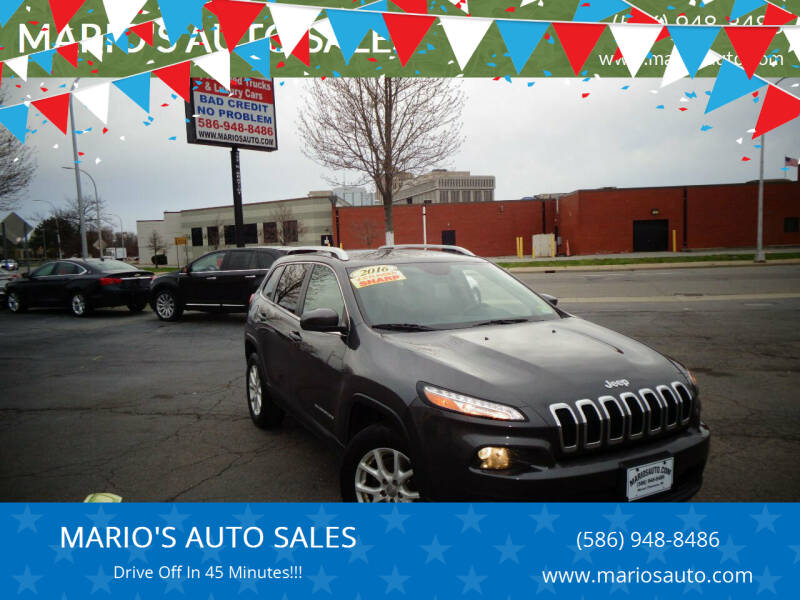 2016 Jeep Cherokee for sale at MARIO'S AUTO SALES in Mount Clemens MI