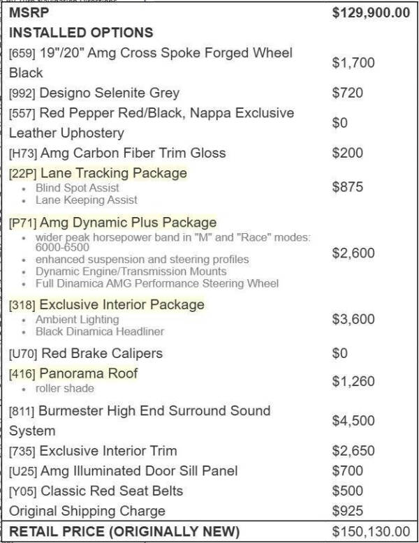 2016 Mercedes-Benz AMG GT S