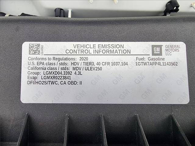 2020 GMC Savana 2500