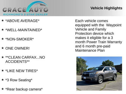 2015 Toyota Highlander LE Plus