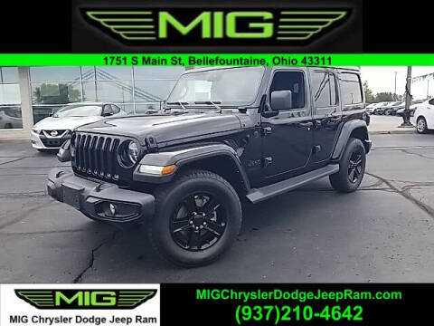 2021 Jeep Wrangler Unlimited for sale at MIG Chrysler Dodge Jeep Ram in Bellefontaine OH