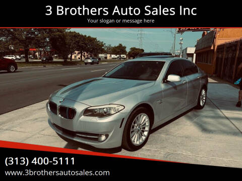 2011 BMW 5 Series for sale at 3 Brothers Auto Sales Inc in Detroit MI
