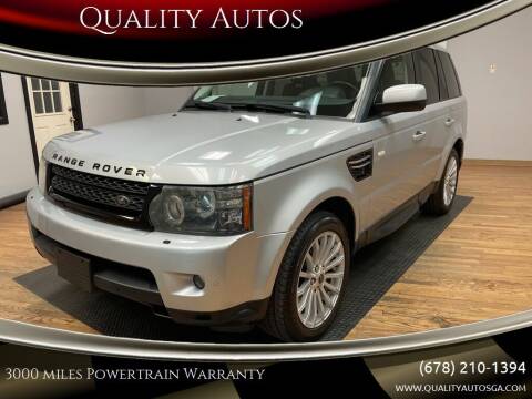 2012 Land Rover Range Rover Sport for sale at Quality Autos in Marietta GA