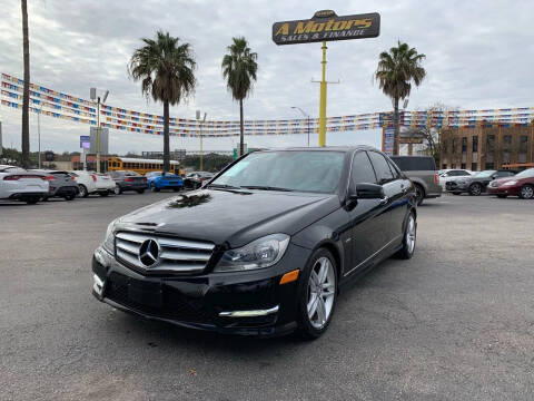 2012 Mercedes-Benz C-Class for sale at A MOTORS SALES AND FINANCE in San Antonio TX