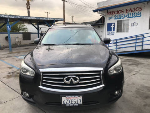 2013 Infiniti JX35 for sale at Olympic Motors in Los Angeles CA