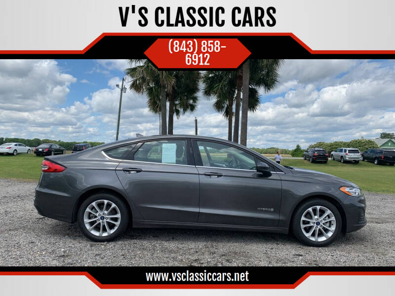 2019 Ford Fusion Hybrid for sale at V'S CLASSIC CARS in Hartsville SC