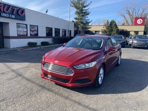 2016 Ford Fusion for sale at FAB Auto Inc in Roseville MI