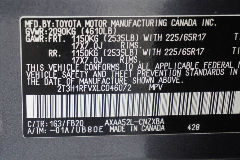 2020 Toyota RAV4 LE