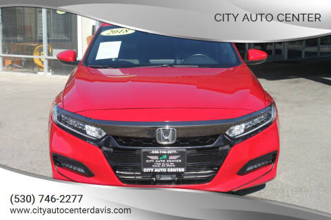 2018 Honda Accord for sale at City Auto Center in Davis CA