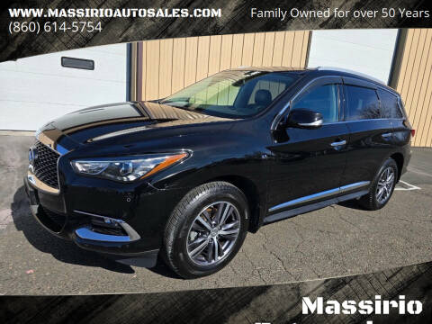 2017 Infiniti QX60 for sale at Massirio Enterprises in Middletown CT