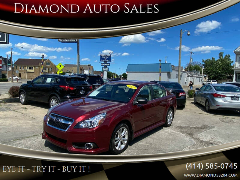 2014 Subaru Legacy for sale at DIAMOND AUTO SALES LLC in Milwaukee WI
