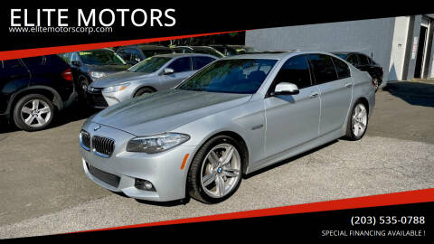 2015 BMW 5 Series for sale at ELITE MOTORS in West Haven CT