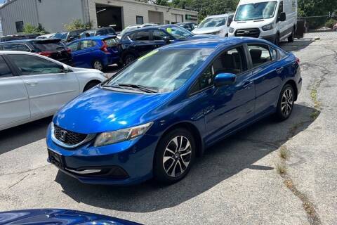 2014 Honda Civic for sale at QUINN'S AUTOMOTIVE in Leominster MA
