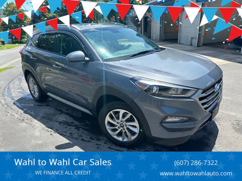 2017 Hyundai Tucson for sale at Wahl to Wahl Car Sales in Cooperstown NY