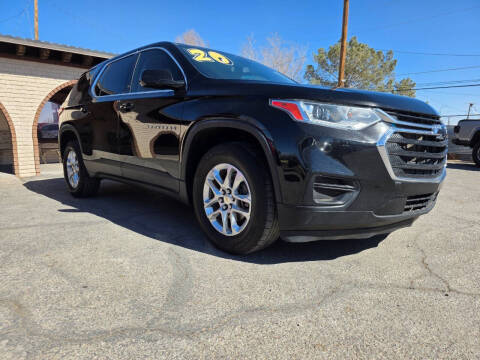 2020 Chevrolet Traverse for sale at FRANCIA MOTORS in El Paso TX