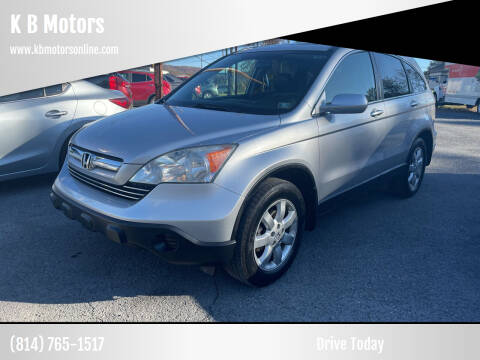 2009 Honda CR-V for sale at K B Motors in Clearfield PA