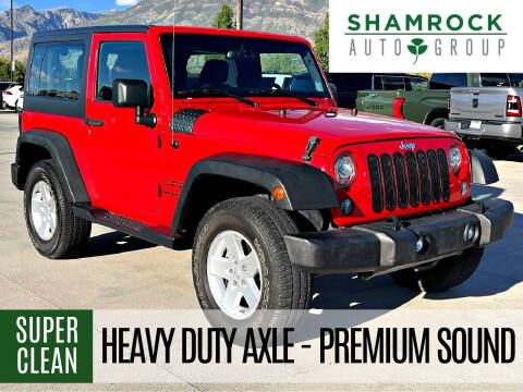 2017 Jeep Wrangler for sale at Shamrock Group LLC #1 - SUV / Trucks in Pleasant Grove UT