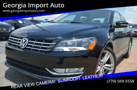 2015 Volkswagen Passat for sale at Georgia Import Auto in Alpharetta GA