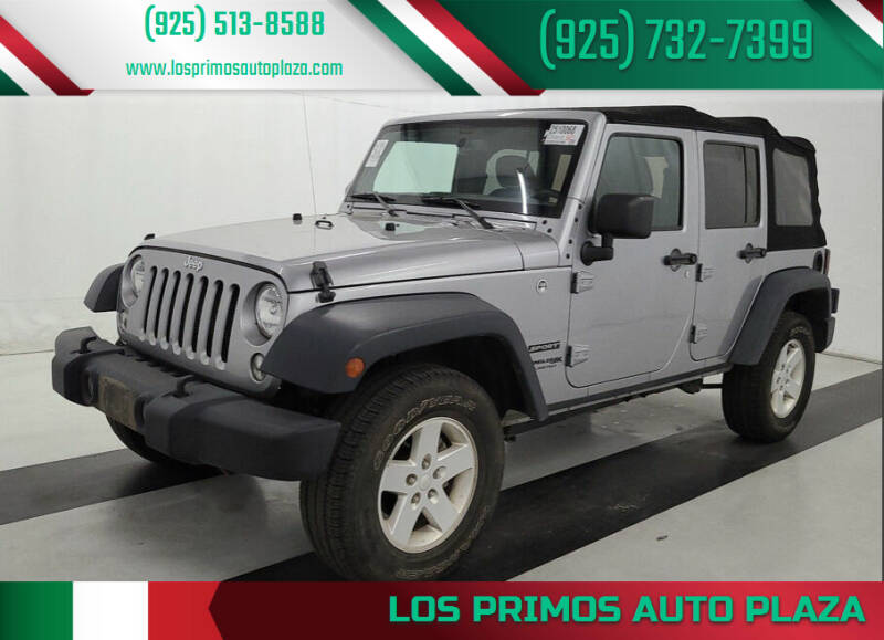 2018 Jeep Wrangler JK Unlimited for sale at Los Primos Auto Plaza in Brentwood CA