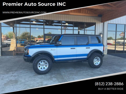 2022 Ford Bronco for sale at Premier Auto Source INC in Terre Haute IN