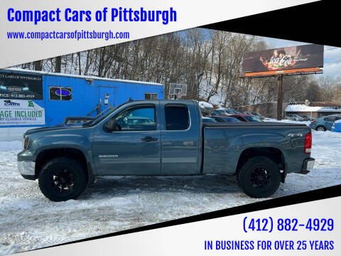 2012 GMC Sierra 1500 for sale at Compact Cars of Pittsburgh in Pittsburgh PA