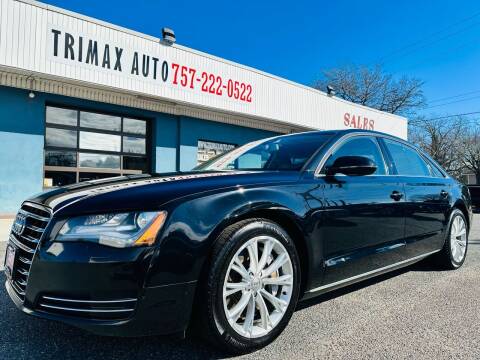 2011 Audi A8 L for sale at Trimax Auto Group in Norfolk VA