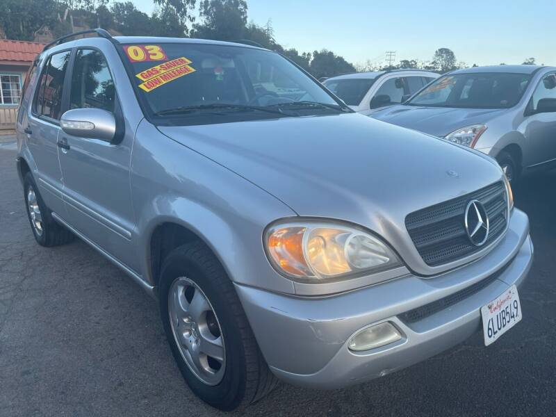 2003 Mercedes-Benz M-Class for sale at 1 NATION AUTO GROUP in Vista CA