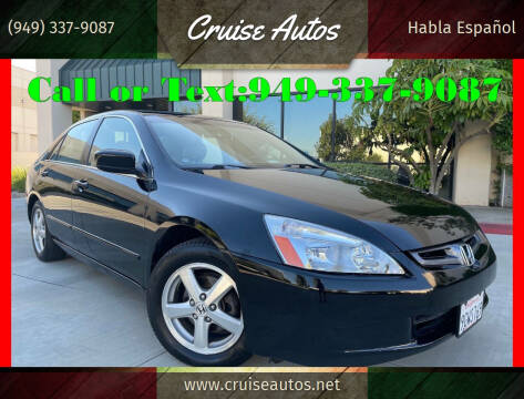 2005 Honda Accord for sale at Cruise Autos in Corona CA