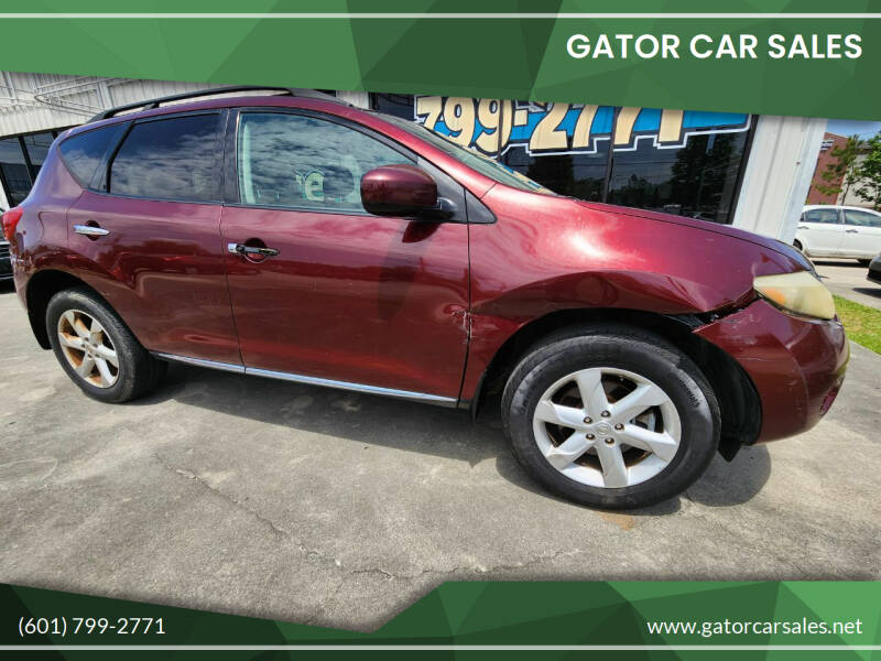 2009 Nissan Murano for sale at Gator Car Sales in Picayune MS