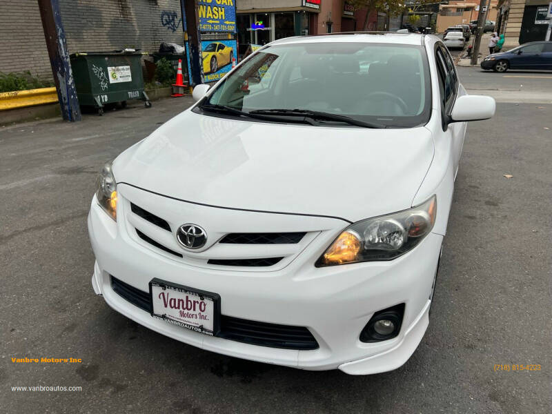 2013 Toyota Corolla for sale at Vanbro Motors Inc in Staten Island NY