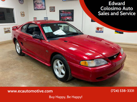 1994 Ford Mustang for sale at Edward Colosimo Auto Sales and Service in Evans City PA