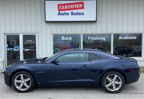 2010 Chevrolet Camaro for sale at Certified Auto Sales in Des Moines IA