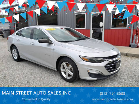 2019 Chevrolet Malibu for sale at MAIN STREET AUTO SALES INC in Austin IN