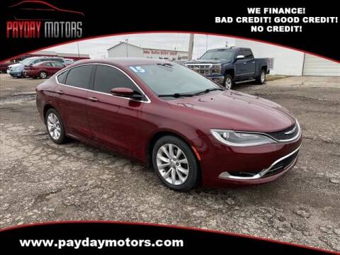 2015 Chrysler 200 for sale at Payday Motors in Wichita KS