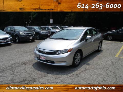 2012 Honda Civic for sale at Clintonville Car Sales - AutoMart of Ohio in Columbus OH