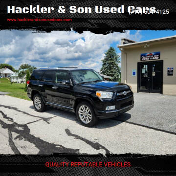 2012 Toyota 4Runner for sale at Hackler & Son Used Cars in Red Lion PA