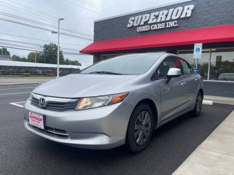 2012 Honda Civic for sale at Superior Used Cars Inc in Cuyahoga Falls OH