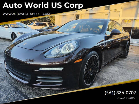 2014 Porsche Panamera for sale at Auto World US Corp in Plantation FL