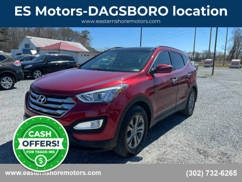2014 Hyundai Santa Fe Sport for sale at ES Motors-DAGSBORO location in Dagsboro DE