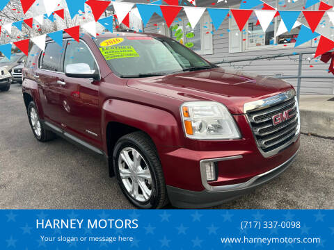 2016 GMC Terrain for sale at HARNEY MOTORS in Gettysburg PA